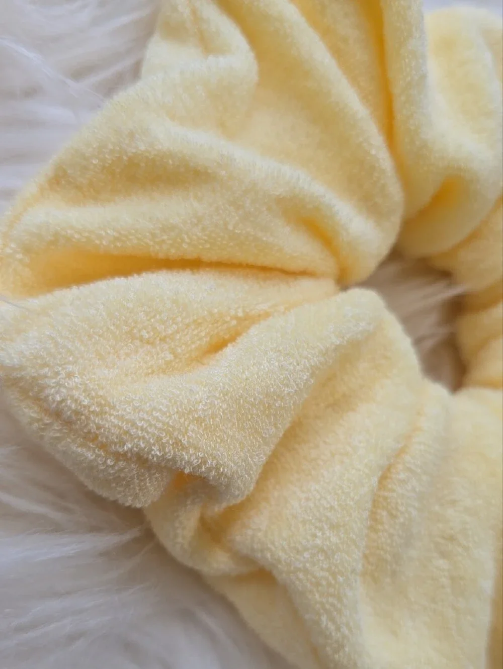 Terry Cloth Hair Scrunchie